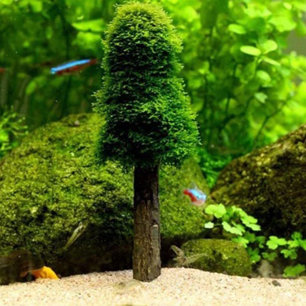 Aquarium Planted Background - Árvore de Natal Simulada para Aquário,