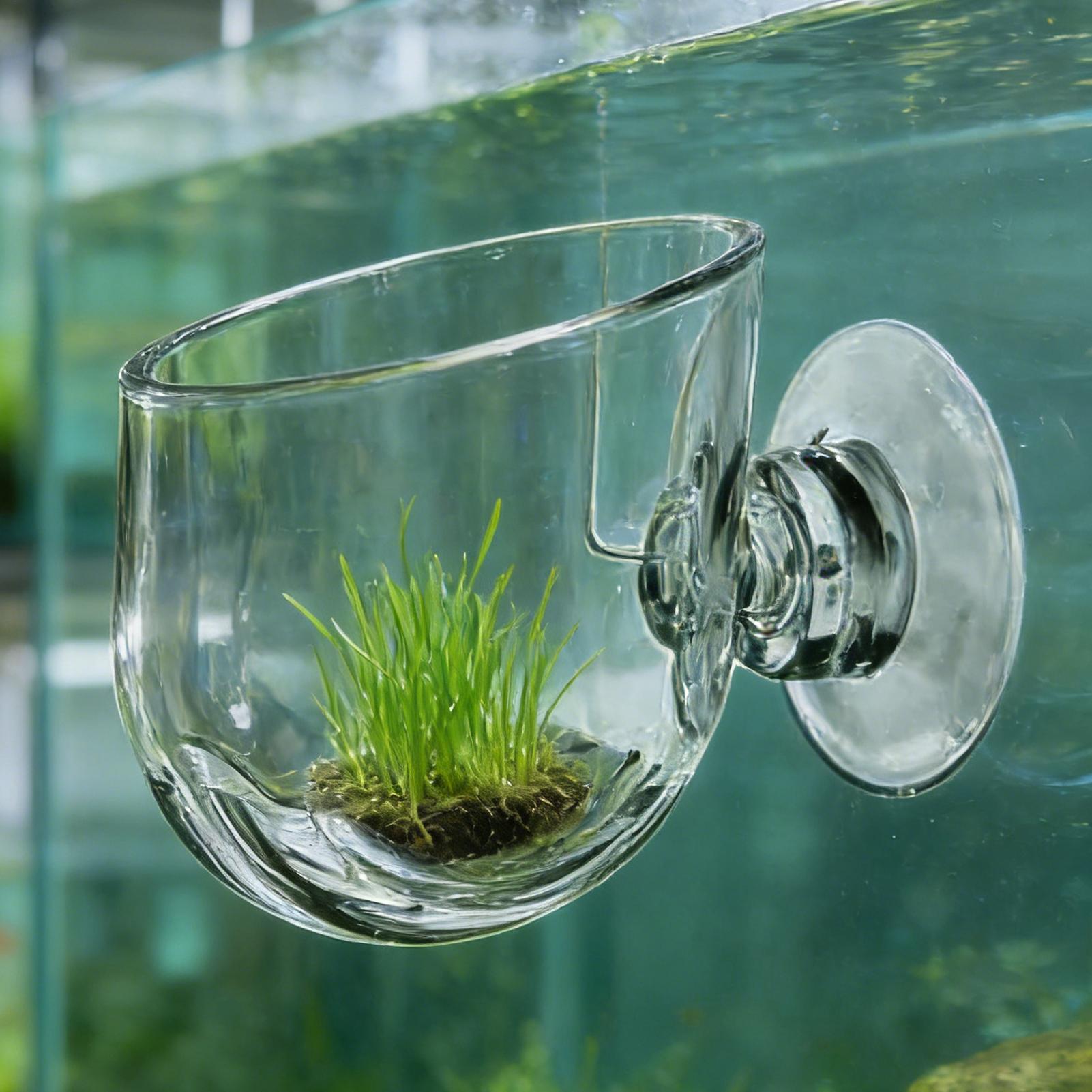 Aquarium Planted Background - Suporte de Acrílico Transparente para Plantas