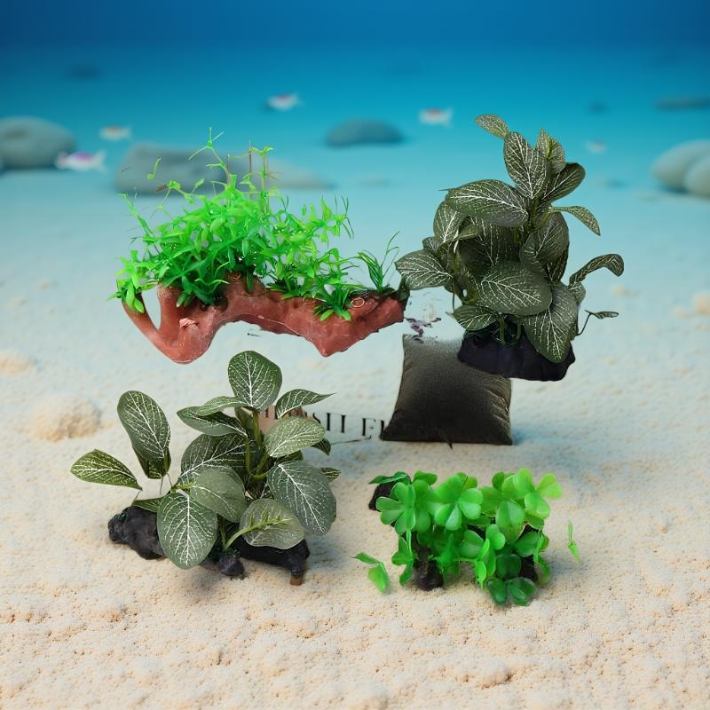 Planta flutuante artificial pa - Planted Aquarium With Driftwood avaliação e preço