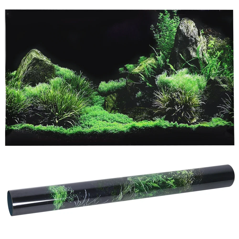 Fundo para Aquário 3d Adesivo  - Aquarium Planted Background avaliação e preço