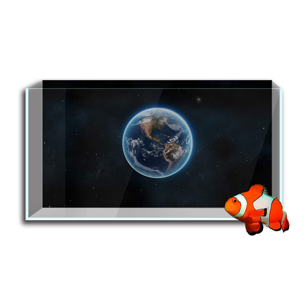 Adesivo de fundo para tanque d - Aquarium Planet avaliação e preço
