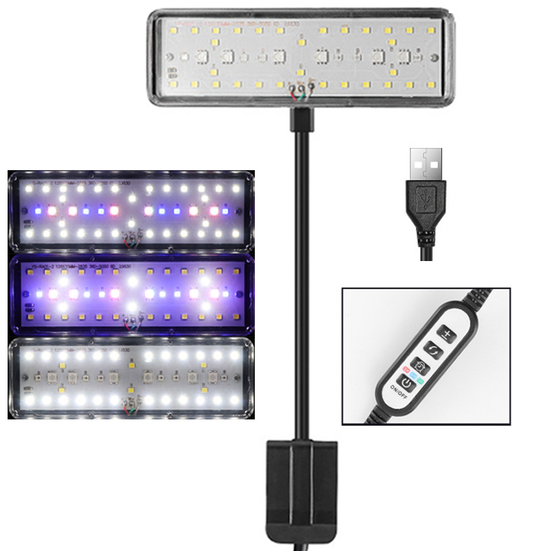 Luz LED USB para Aquário com B - Aquarium Planted Tank Fertilizer avaliação e preço