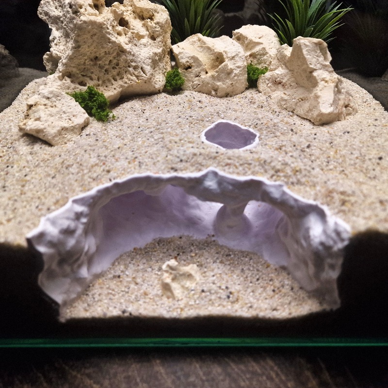 3d impresso bifurcado caverna  - Aquarium Planet avaliação e preço