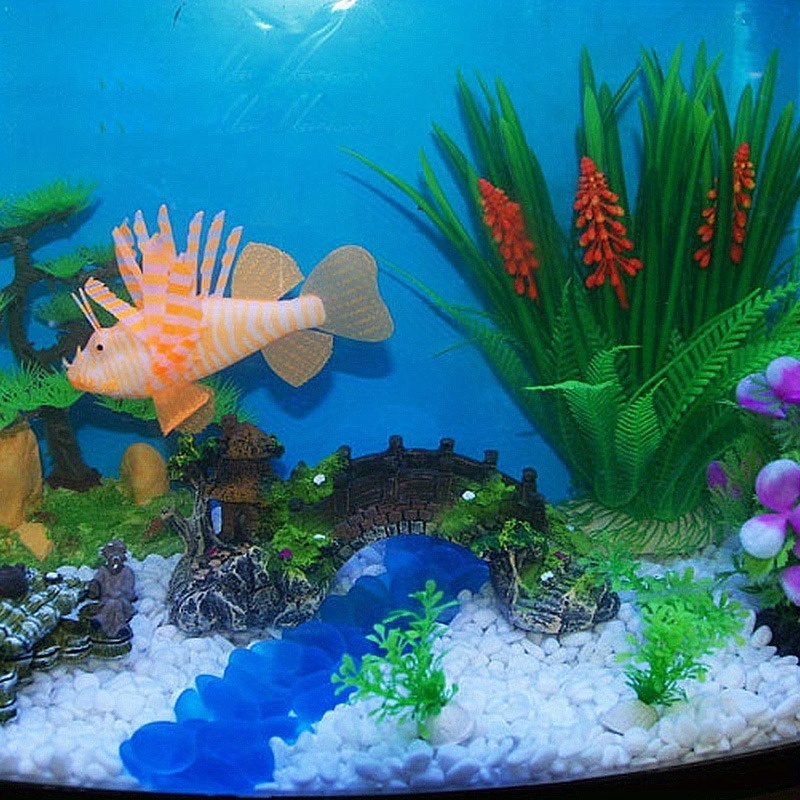 Decoração de aquário pedra azu - Aquarium Planet avaliação e preço