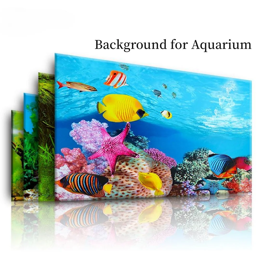 Fundo aquário 3d adesivo carta - Aquarium Planted Background avaliação e preço
