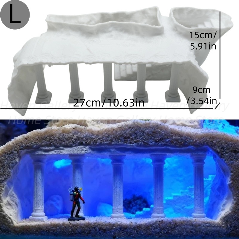Impresso romano natural tanque - Aquarium Planet avaliação e preço