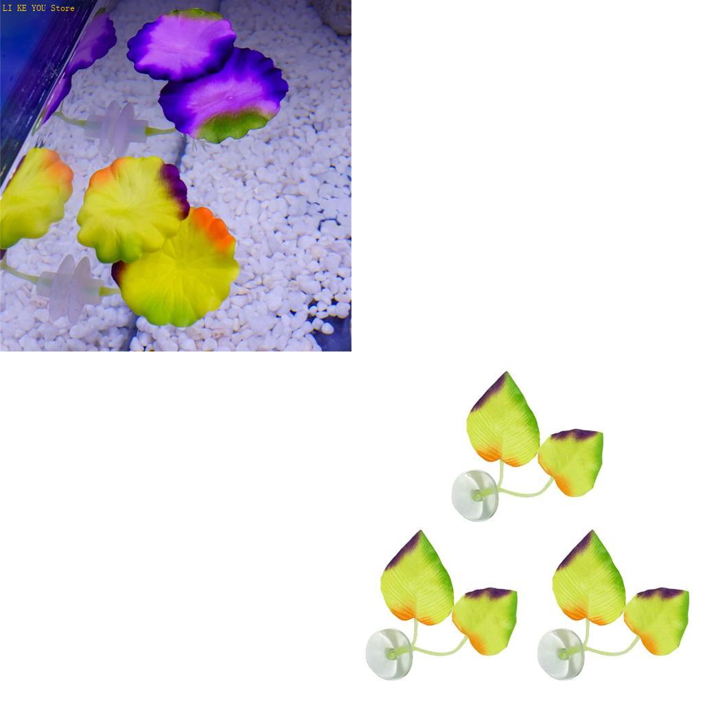 W3je 3 pçs artificial colorido - Aquarium Planted Background avaliação e preço
